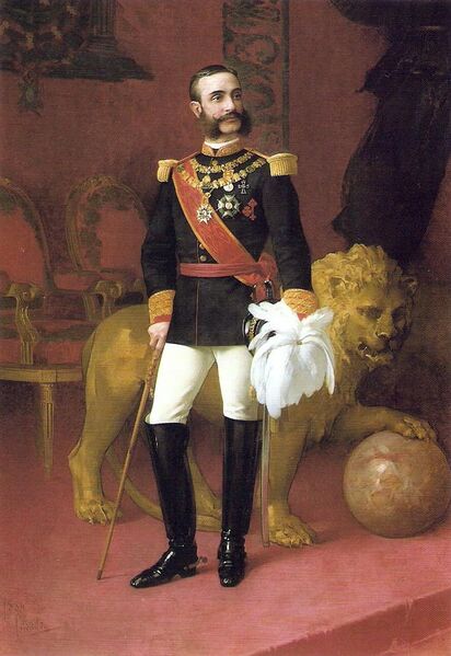 File:Alfonso XII. Pintado por Casado del Alisal en 1884.jpg