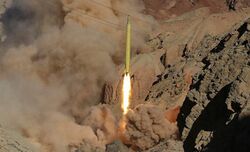 Qadr missile (Eghtedar-e Velayat wargamem, March 2016) 02.jpg