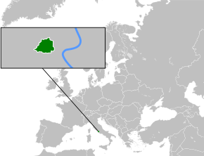 Location of the Vatican City in Europe.svg
