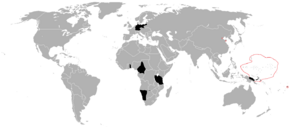 German colonies and protectorates in 1914