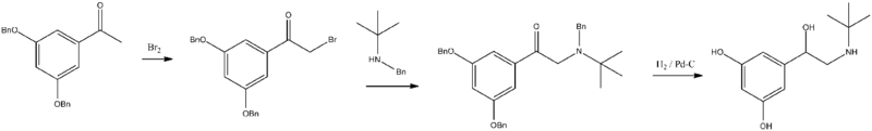 Terbutaline synthesis.png