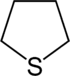 Structure of thiolane