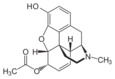 Chemical structure of 6-MAM.