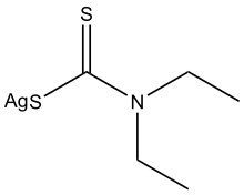 Silver diethyldithiocarbamate 2D structure.svg
