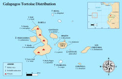 Galápagos tortoise distribution map.svg