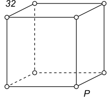 Black-white (antisymmetric) 3D Bravais Lattice number 32 (Cubic system)