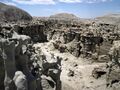 Differentially cemented & eroded sandstone (member C, Uinta Formation, Eocene; Fantasy Canyon, Utah, USA) 47 (24818227936).jpg
