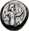 Coin of Achaemenid Empire (Xerxes II to Artaxerxes II) (Cropped).jpg