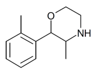 2-Methylphenmetrazine structure.png