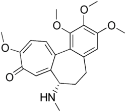 Skeletal formula of demecolcine