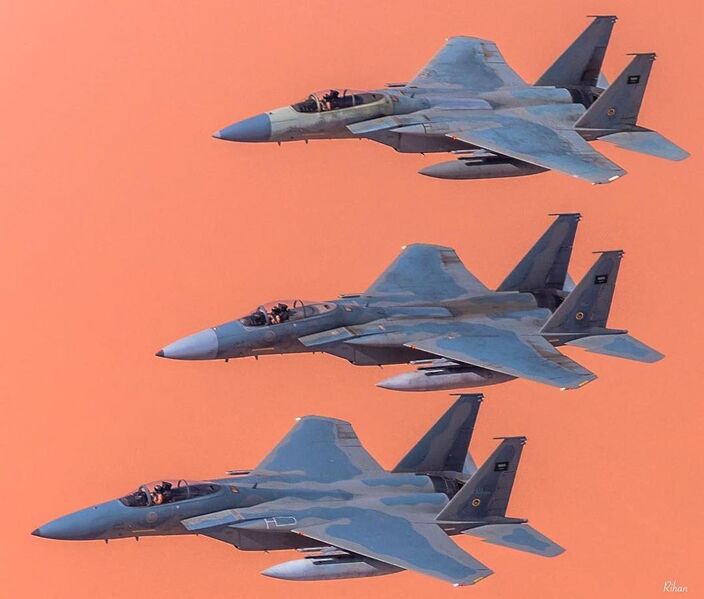 File:Three F-15C Saudi from 13 Squadron.jpg