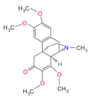 Chemical structure of stephodeline.