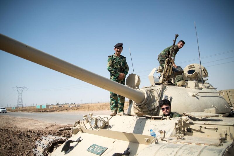 File:Peshmerga on a T-55-Tank outside Kirkuk in Iraq..jpg