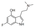 6-Fluoropsilocin structure.png