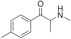 4-Methylmethcathinone.svg