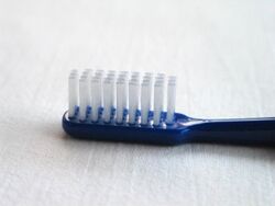 Head of a toothbrush