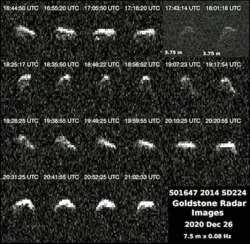2014SD224 Goldstone radar Dec26.gif