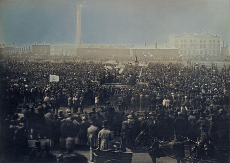 File:Chartist meeting on Kennington Common by William Edward Kilburn 1848 - restoration1.jpg