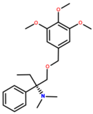 Chemical structure of fedotozine.