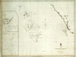 Admiralty Chart No 1723 The Houtman Rocks, Published 1845.jpg