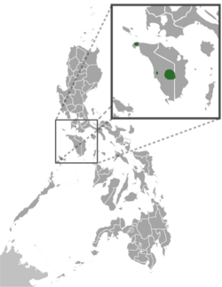 Tamaraw distribution map.svg