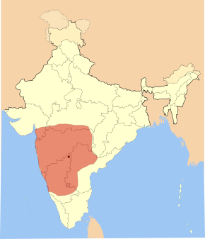 Extent of Western Chalukya Empire, 1121 CE.[2]