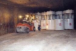 Storage of radioactive waste at WIPP