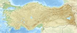 Location map/data/Turkey is located in Turkey