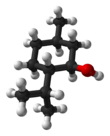 Ball-and-stick model of (−)-menthol