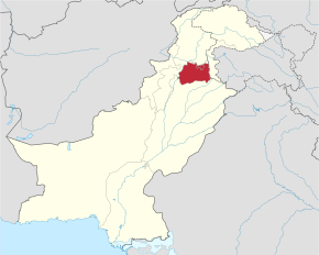Largest Extent of Ghakhar rule