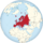 Europe on the globe (red).svg